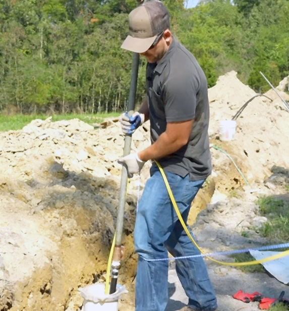 Tim Taylor - your local Concord sign making expert poses after completing a sign project.