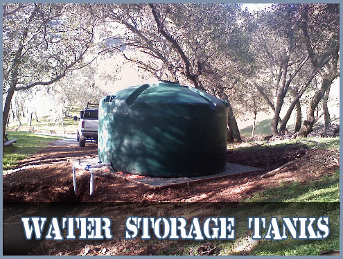Water storage tanks in Oakland